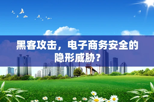 黑客攻击，电子商务安全的隐形威胁？