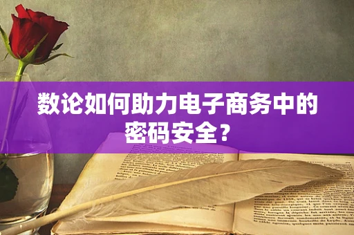 数论如何助力电子商务中的密码安全？