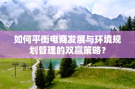 如何平衡电商发展与环境规划管理的双赢策略？
