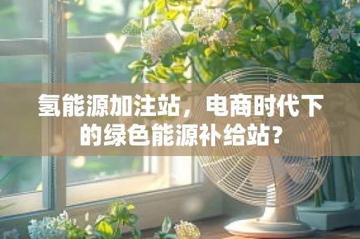 氢能源加注站，电商时代下的绿色能源补给站？