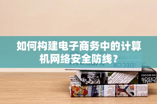如何构建电子商务中的计算机网络安全防线？
