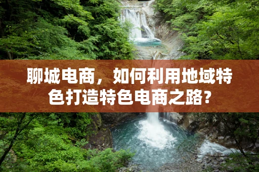 聊城电商，如何利用地域特色打造特色电商之路？