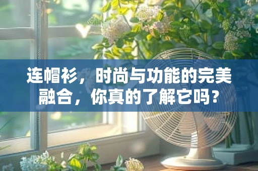 连帽衫，时尚与功能的完美融合，你真的了解它吗？