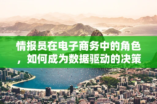 情报员在电子商务中的角色，如何成为数据驱动的决策引擎？