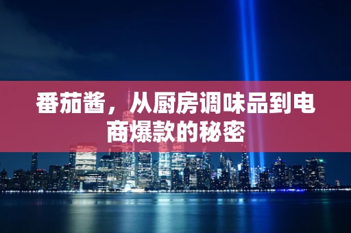 番茄酱，从厨房调味品到电商爆款的秘密