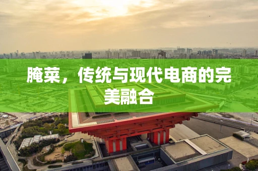 腌菜，传统与现代电商的完美融合