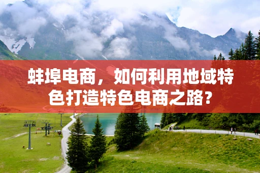 蚌埠电商，如何利用地域特色打造特色电商之路？