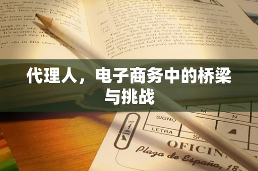 代理人，电子商务中的桥梁与挑战