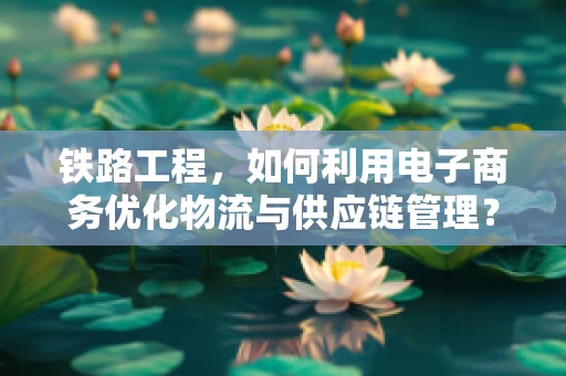 铁路工程，如何利用电子商务优化物流与供应链管理？
