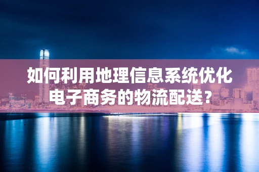 如何利用地理信息系统优化电子商务的物流配送？