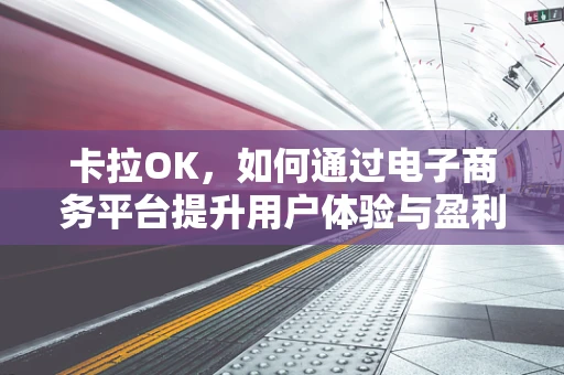 卡拉OK，如何通过电子商务平台提升用户体验与盈利？