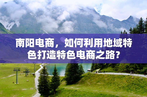 南阳电商，如何利用地域特色打造特色电商之路？