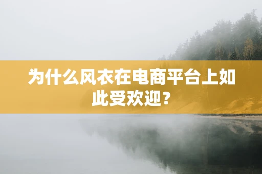 为什么风衣在电商平台上如此受欢迎？