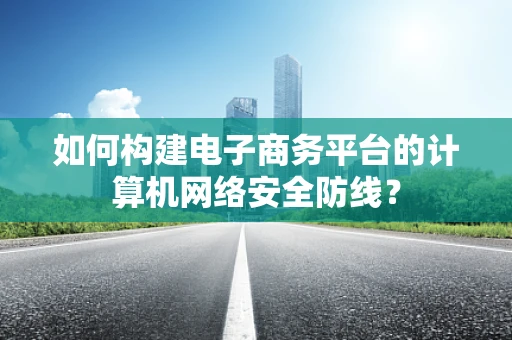 如何构建电子商务平台的计算机网络安全防线？