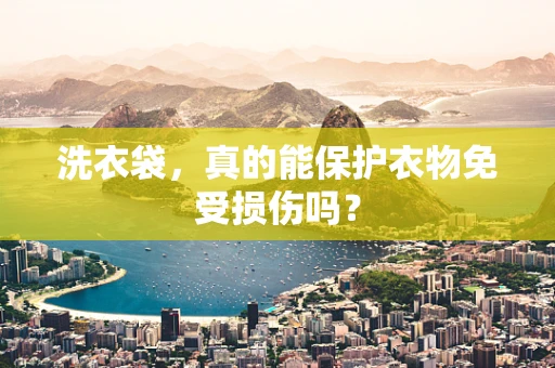 洗衣袋，真的能保护衣物免受损伤吗？