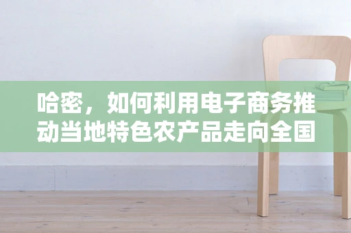 哈密，如何利用电子商务推动当地特色农产品走向全国？