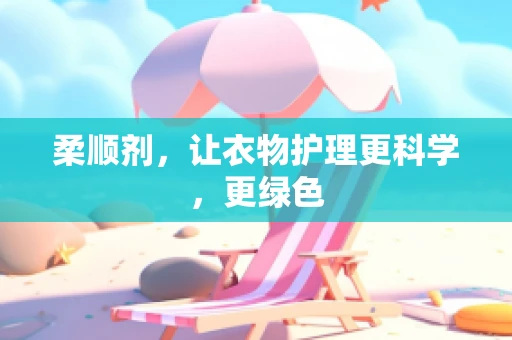 柔顺剂，让衣物护理更科学，更绿色