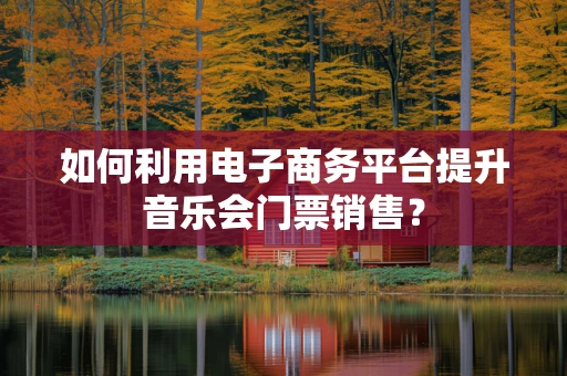 如何利用电子商务平台提升音乐会门票销售？