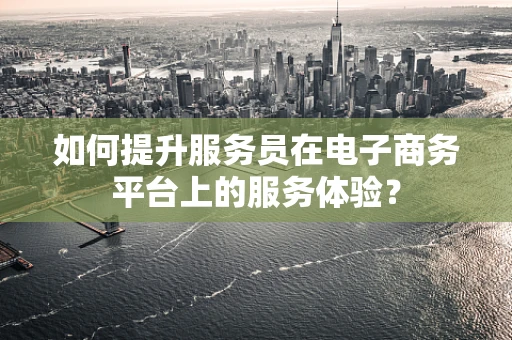如何提升服务员在电子商务平台上的服务体验？