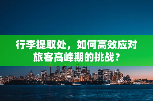 行李提取处，如何高效应对旅客高峰期的挑战？