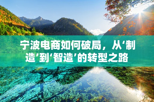 宁波电商如何破局，从‘制造’到‘智造’的转型之路