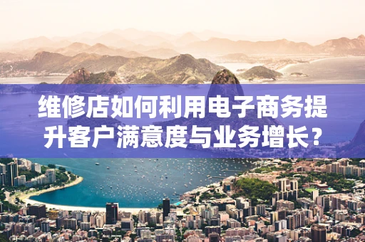维修店如何利用电子商务提升客户满意度与业务增长？