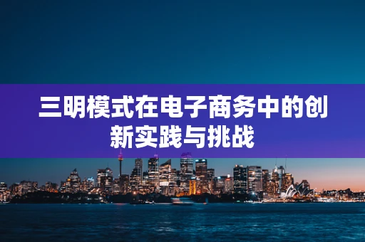三明模式在电子商务中的创新实践与挑战