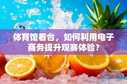 体育馆看台，如何利用电子商务提升观赛体验？