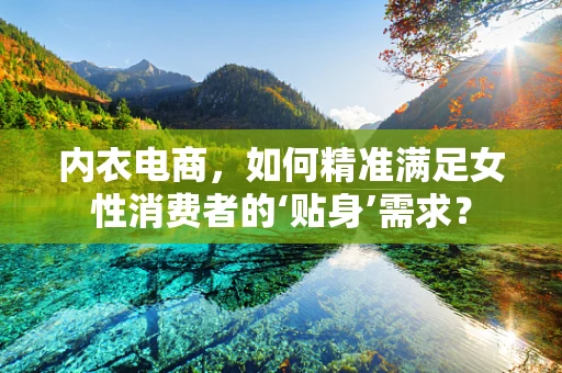 内衣电商，如何精准满足女性消费者的‘贴身’需求？