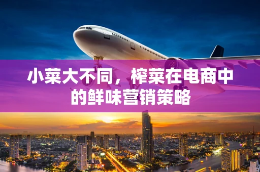 小菜大不同，榨菜在电商中的鲜味营销策略
