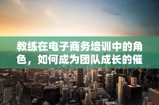 教练在电子商务培训中的角色，如何成为团队成长的催化剂？
