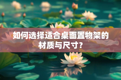 如何选择适合桌面置物架的材质与尺寸？
