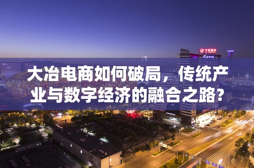 大冶电商如何破局，传统产业与数字经济的融合之路？