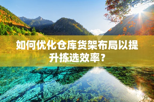 如何优化仓库货架布局以提升拣选效率？