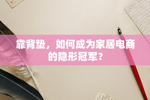 靠背垫，如何成为家居电商的隐形冠军？