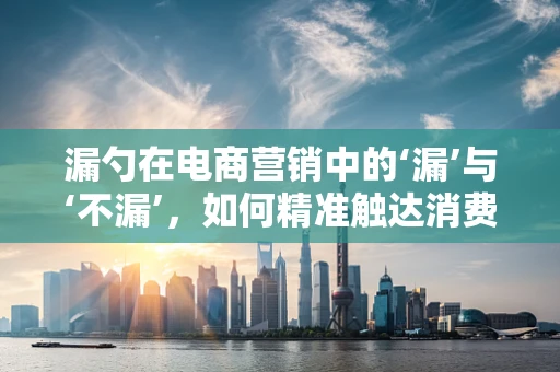 漏勺在电商营销中的‘漏’与‘不漏’，如何精准触达消费者？
