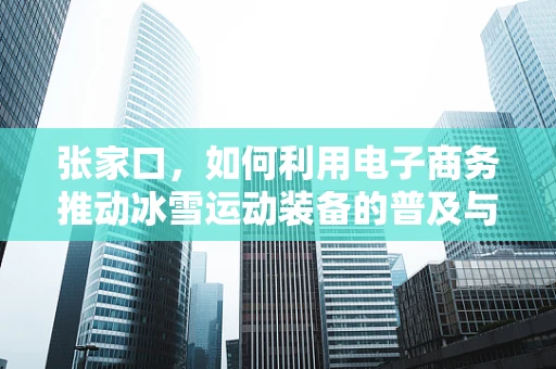 张家口，如何利用电子商务推动冰雪运动装备的普及与发展？