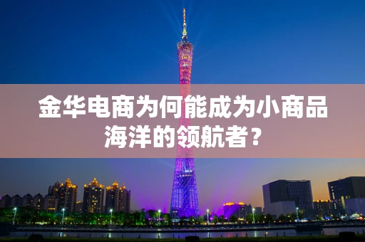 金华电商为何能成为小商品海洋的领航者？