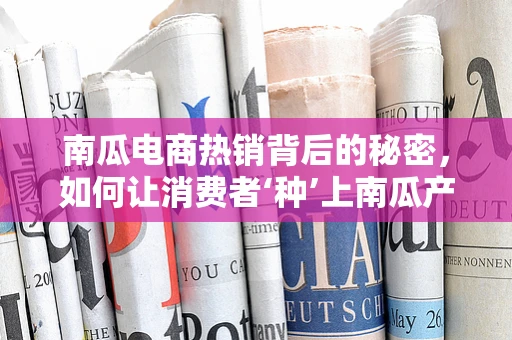 南瓜电商热销背后的秘密，如何让消费者‘种’上南瓜产品？