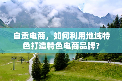 自贡电商，如何利用地域特色打造特色电商品牌？