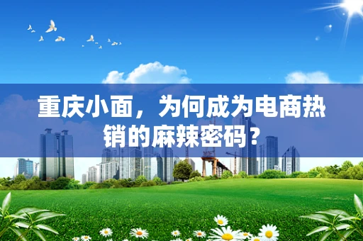 重庆小面，为何成为电商热销的麻辣密码？