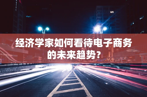 经济学家如何看待电子商务的未来趋势？