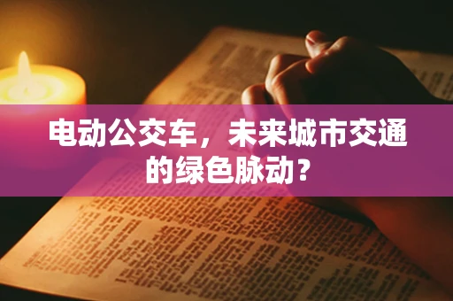 电动公交车，未来城市交通的绿色脉动？