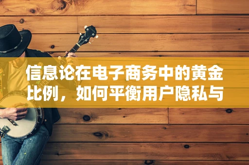 信息论在电子商务中的黄金比例，如何平衡用户隐私与个性化推荐？