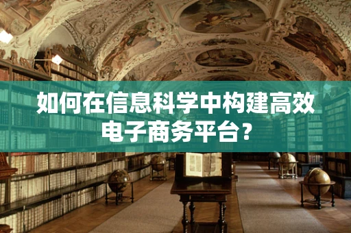 如何在信息科学中构建高效电子商务平台？
