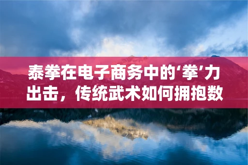 泰拳在电子商务中的‘拳’力出击，传统武术如何拥抱数字时代？