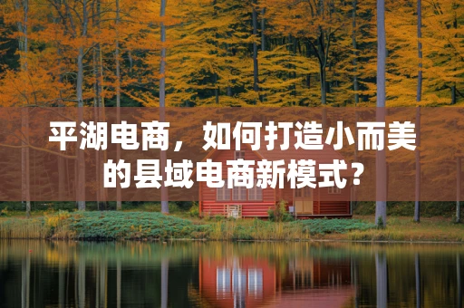 平湖电商，如何打造小而美的县域电商新模式？