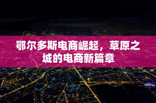 鄂尔多斯电商崛起，草原之城的电商新篇章