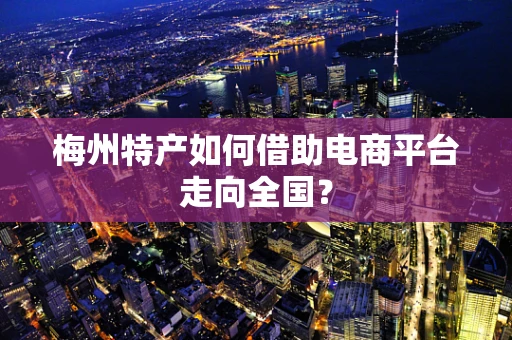 梅州特产如何借助电商平台走向全国？