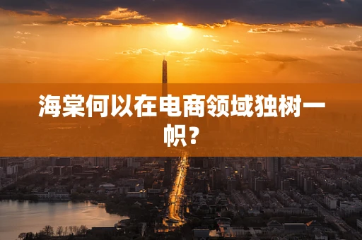海棠何以在电商领域独树一帜？